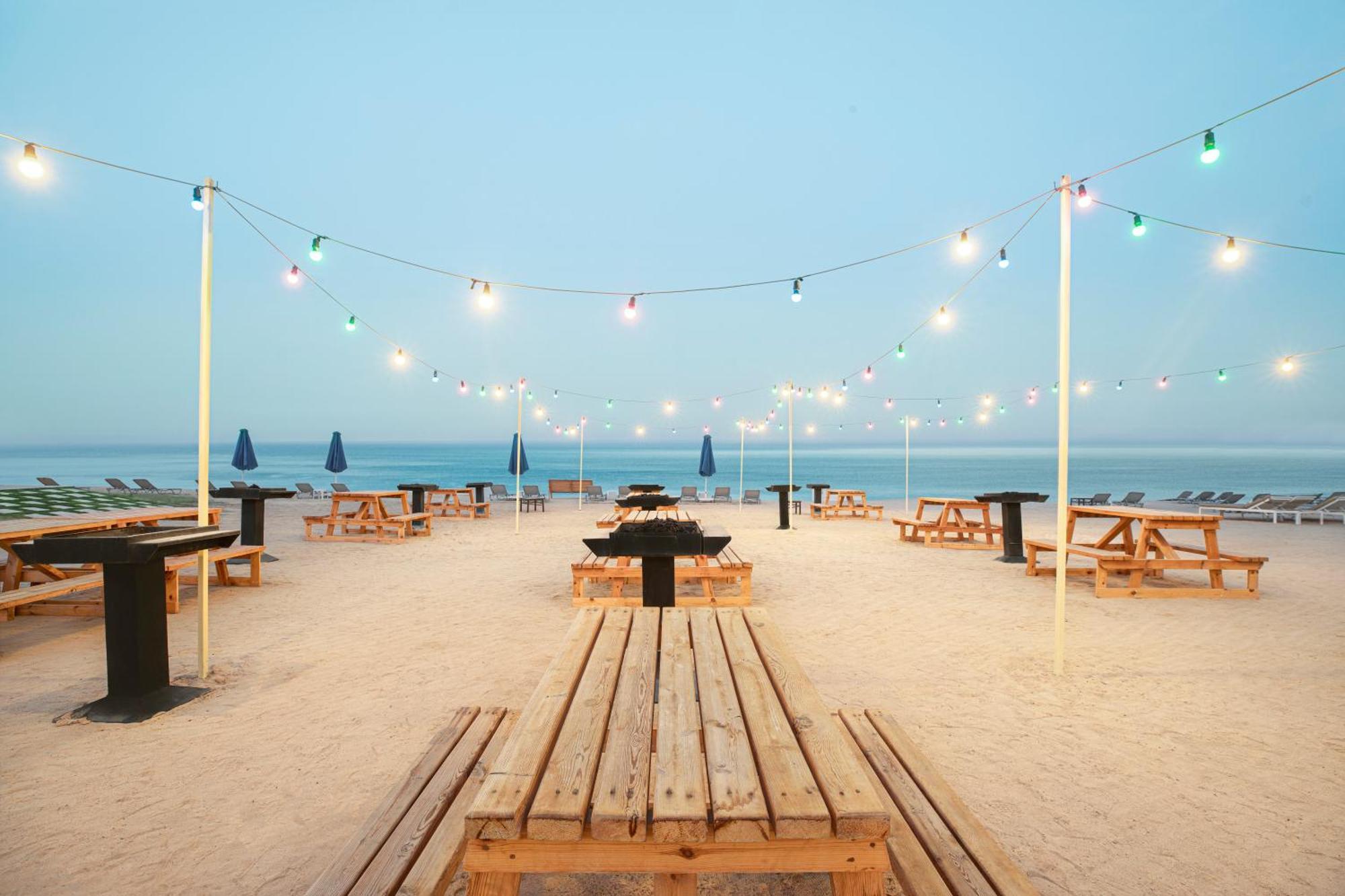 The V Luxury Resort Sahl Hasheesh Hurghada Exterior photo The beach at the Standard