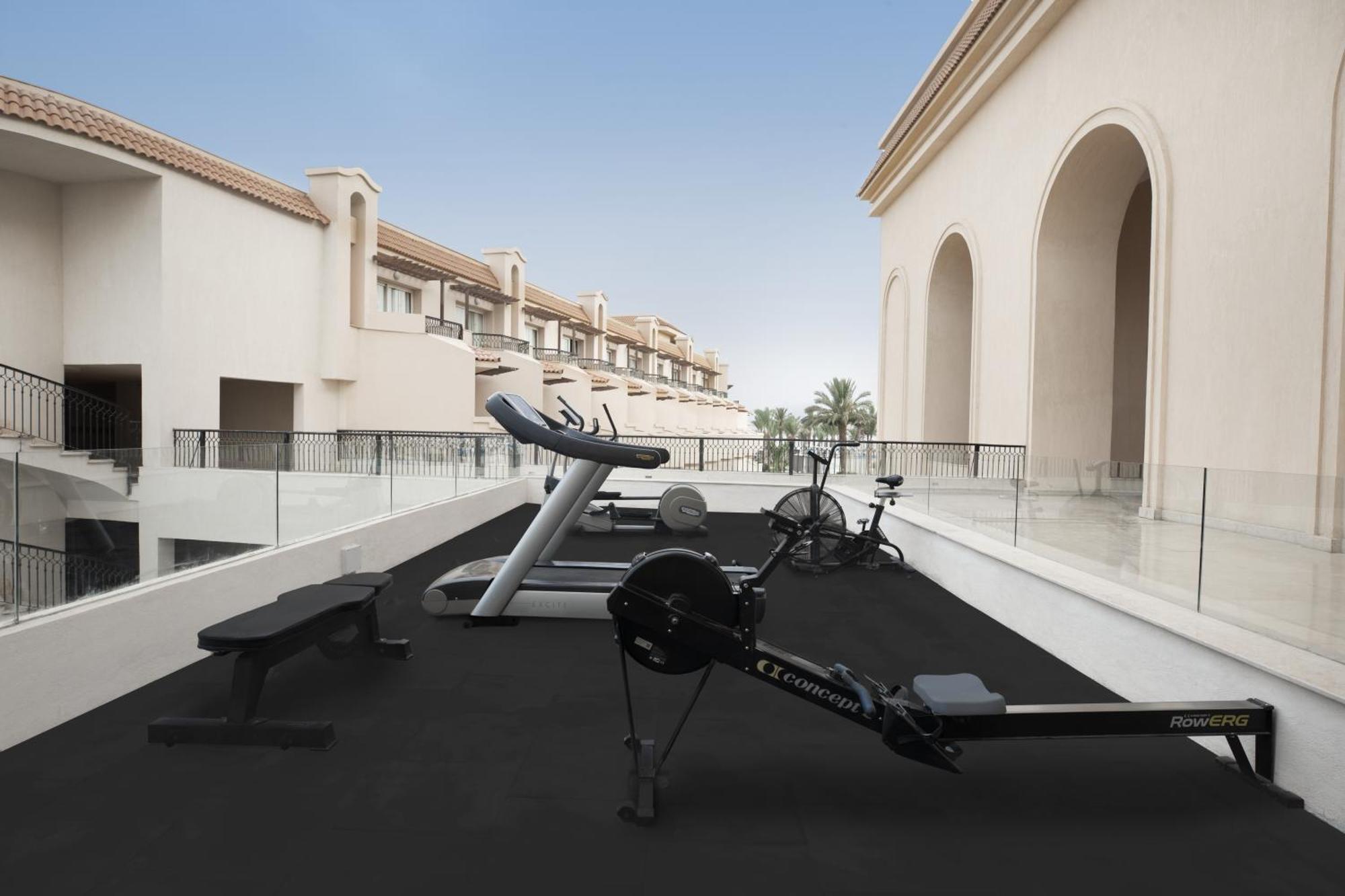 The V Luxury Resort Sahl Hasheesh Hurghada Exterior photo The gym at the hotel